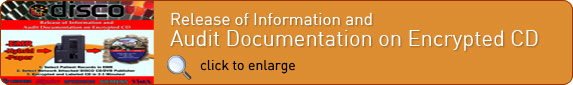 Release of Information and Audit Documentation on Encrypted CD